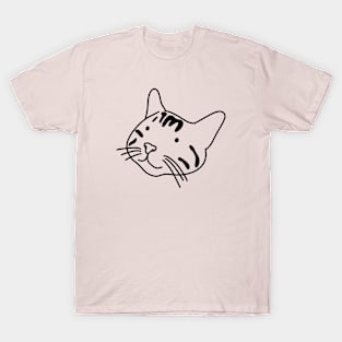 Lineart Cat T-Shirt